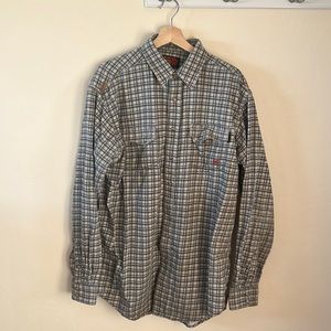 Ariat FR Work Shirt, Mens size large tall